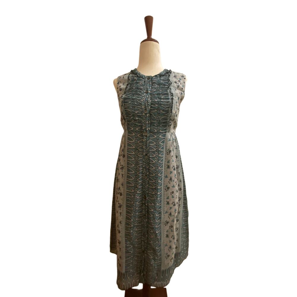 Anna Sui for Anthropologie Elfine Women’s Dress Size 4, 100% Silk